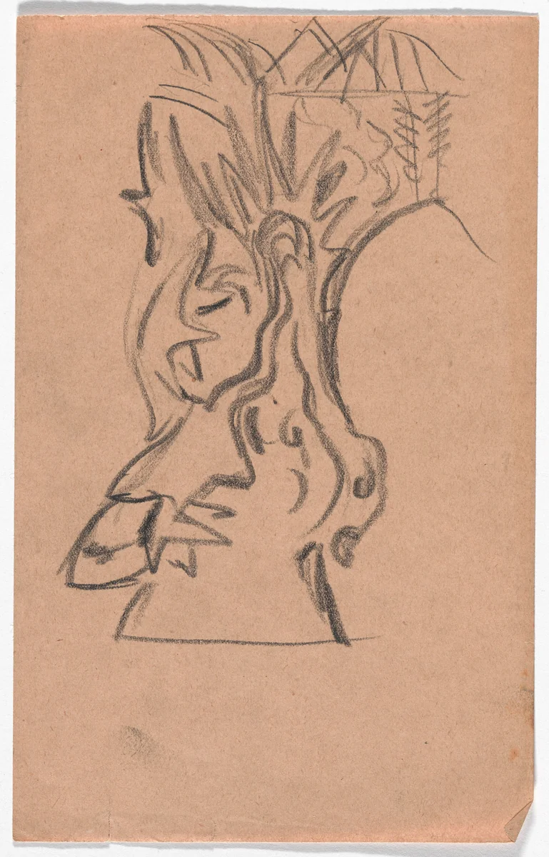 Preliminary costume design for "A Midsummer Night's Dream" at the Heidelberg Festival by Hans Poelzig, architecture, 1926