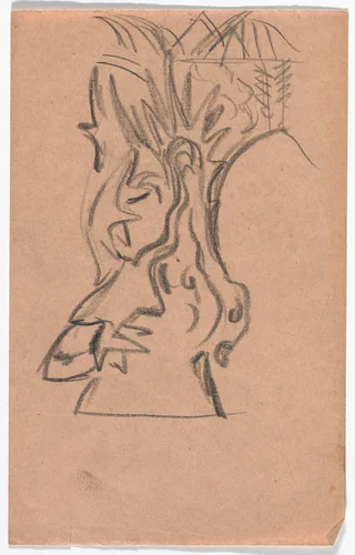 Preliminary costume design for "A Midsummer Night's Dream" at the Heidelberg Festival by Hans Poelzig, architecture, 1926