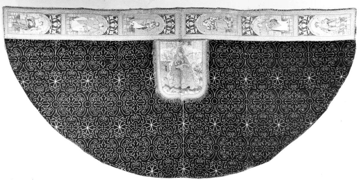 Cope with Orphrey and Hood by Italy, textile, 1501-1600