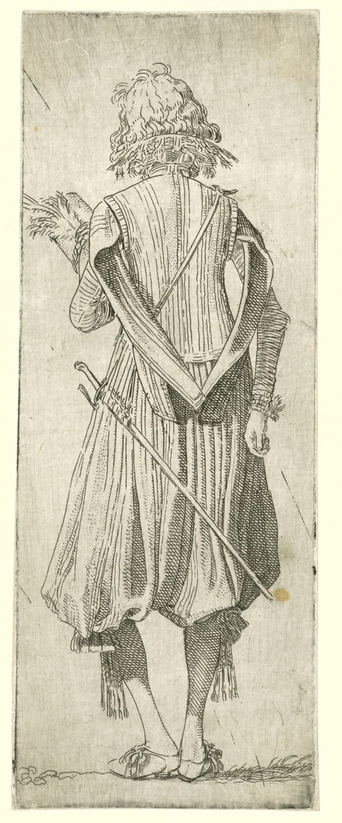 Edellieden uit verschillende landen by Willem Pietersz Buytewech, print, 1615