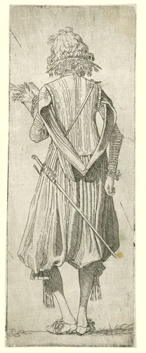 Edellieden uit verschillende landen by Willem Pietersz Buytewech, print, 1615