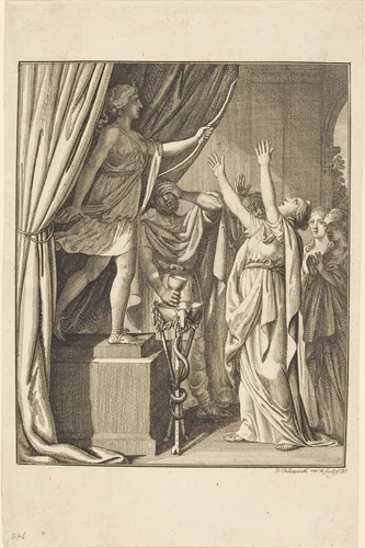 Diana by Daniel Nikolaus Chodowiecki, print, 1787