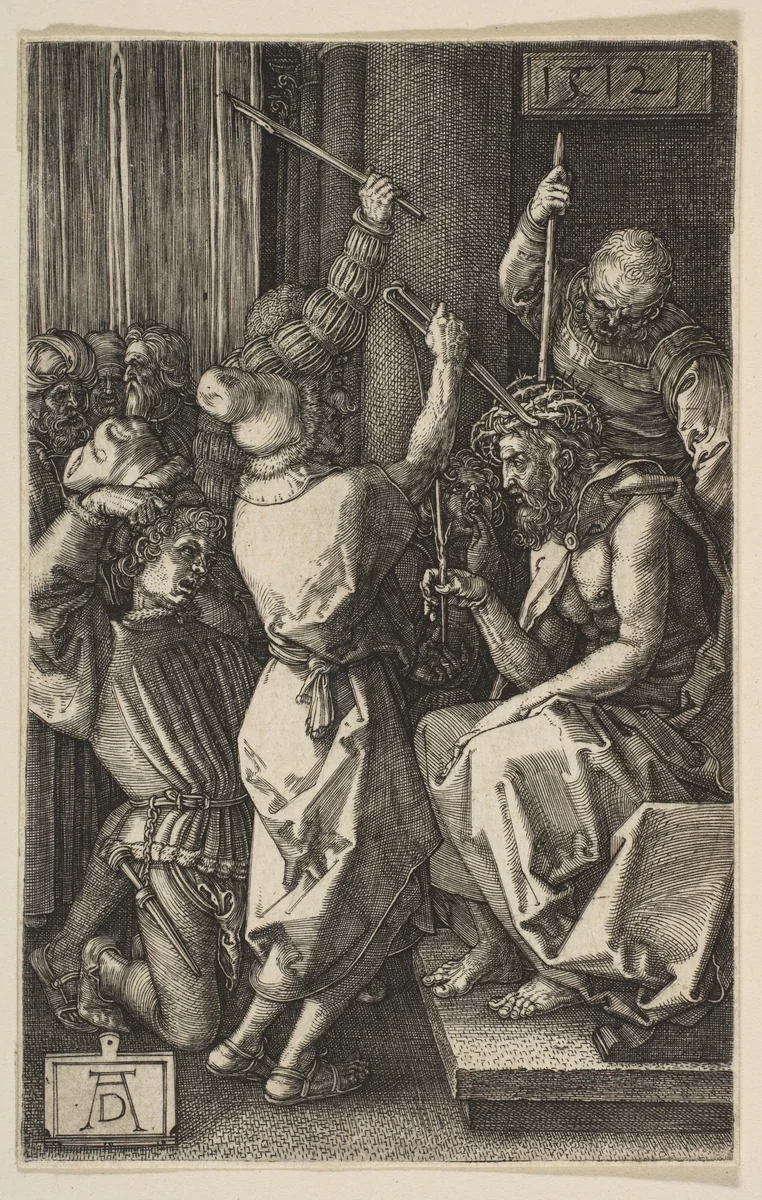 Christ Crowned with Thorns, from "The Engraved Passion" by Albrecht Dürer, print, 1512