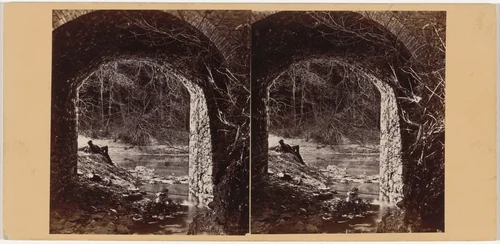 A Peep through the Arch, Wissahickon by Francis T. Fassitt, photograph, 1862