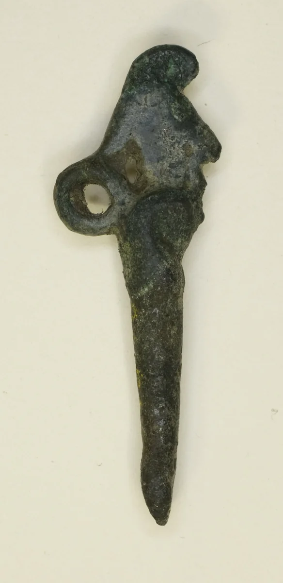 Amulet of the Harpoon of Horus by Egyptian, metalwork, -1070--332