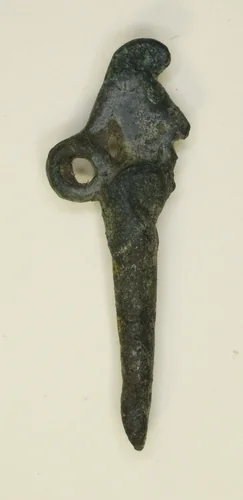 Amulet of the Harpoon of Horus by Egyptian, metalwork, -1070--332