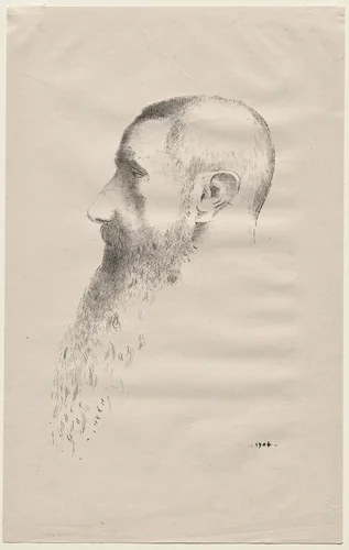 Roger Marx by Odilon Redon, print, 1904