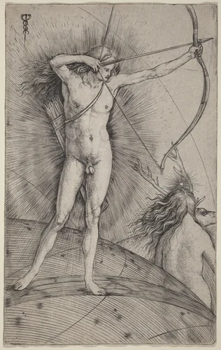 Apollo and Diana by Jacopo de' Barbari, print, 1503-1504