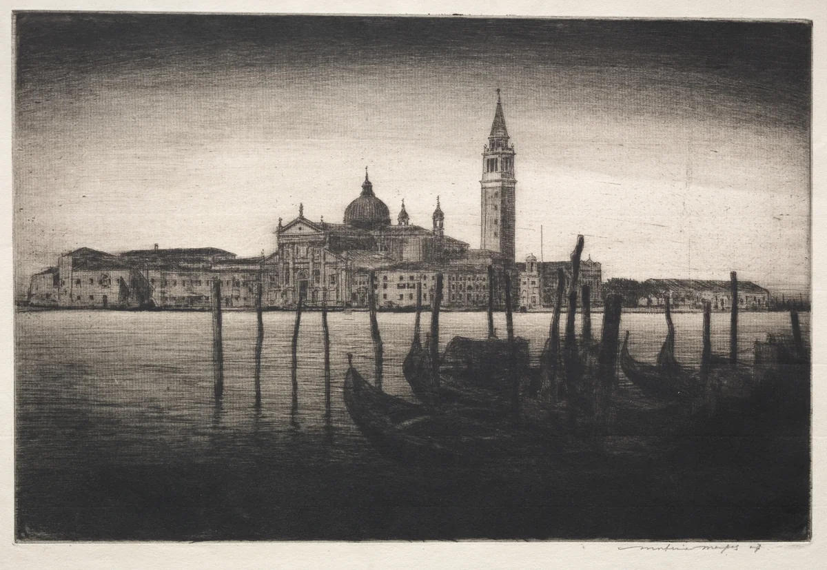 San Giorgio Maggiore by Mortimer Menpes, print, 1910