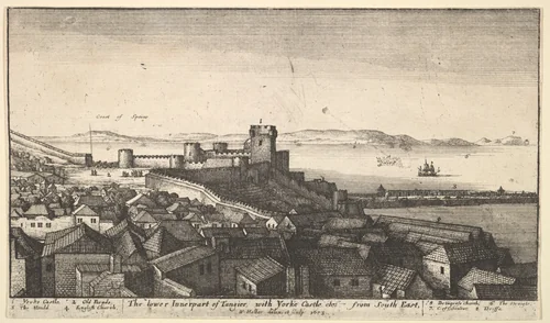 The lower inner part of Tangier by Wenceslaus Hollar, print, 1673