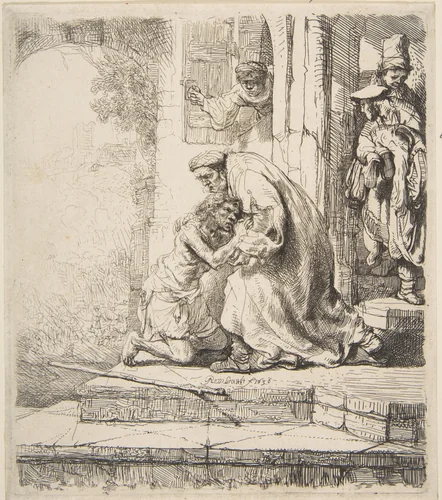 Return of the Prodigal Son by Rembrandt van Rijn, print, 1620-1669