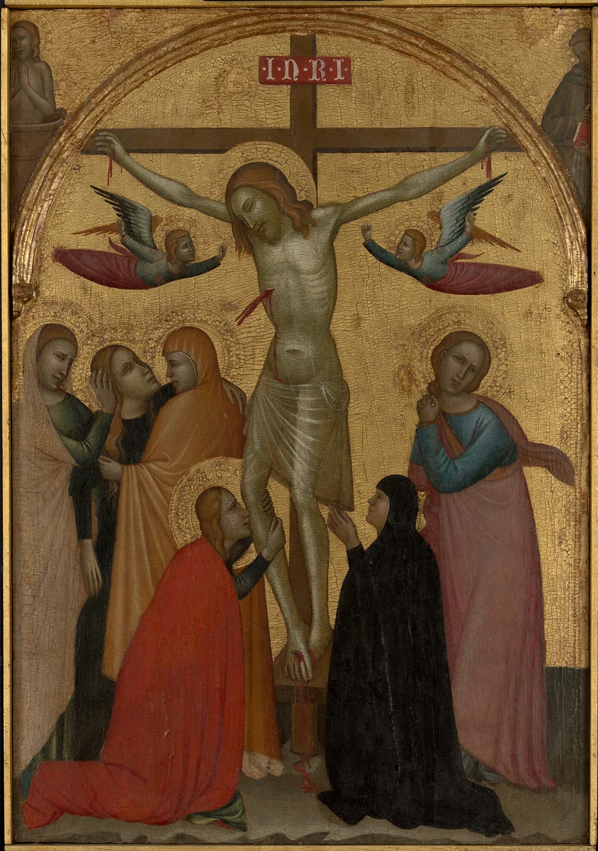 The Crucifixion by Francescuccio Ghissi, painting, 1365-1375