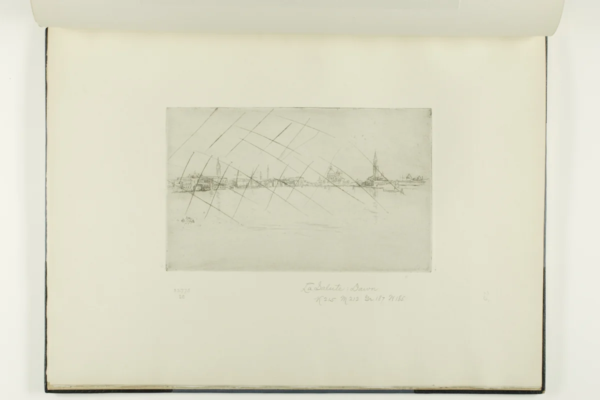 La Salute: Dawn by James McNeill Whistler, print, 1879-1880