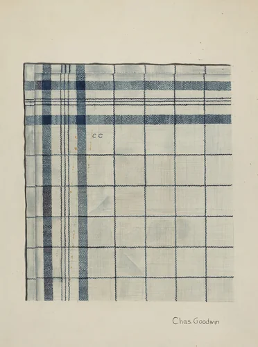 Shaker Kerchief by Charles Goodwin, index of american design, 1937