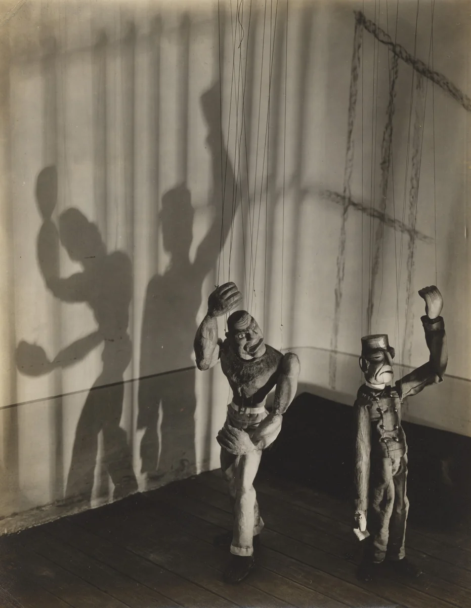 Yank and Police Marionette by Tina Modotti, photograph, 1926