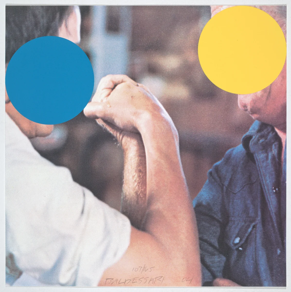 Two Opponents (Blue and Yellow) by John Baldessari
Richard Kaz
Gemini G.E.L., portfolio, 2004