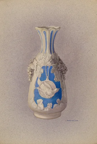 Vase by J. Howard Iams, index of american design, 1938