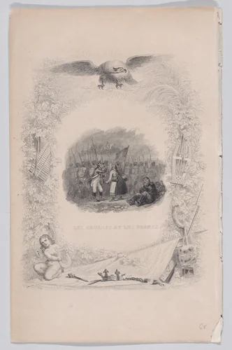 The Gauls and the Francs, from "The Complete Works of Béranger" by Auguste Raffet, print, 1829