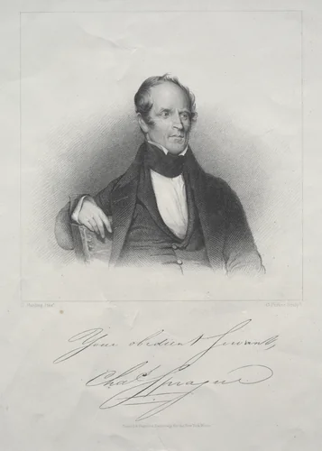 Charles Sprague by George Parker, print, 1858-1878