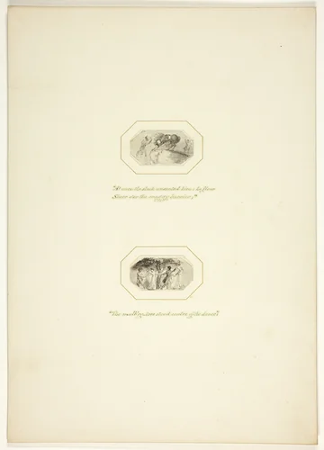 Study for a plate from The Task by Thomas Stothard, drawing, 1795-1805