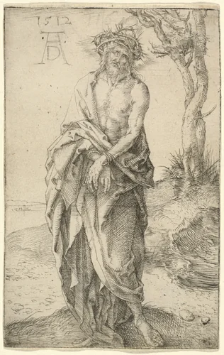 The Man of Sorrows with Hands Bound by Albrecht Dürer, print, 1512
