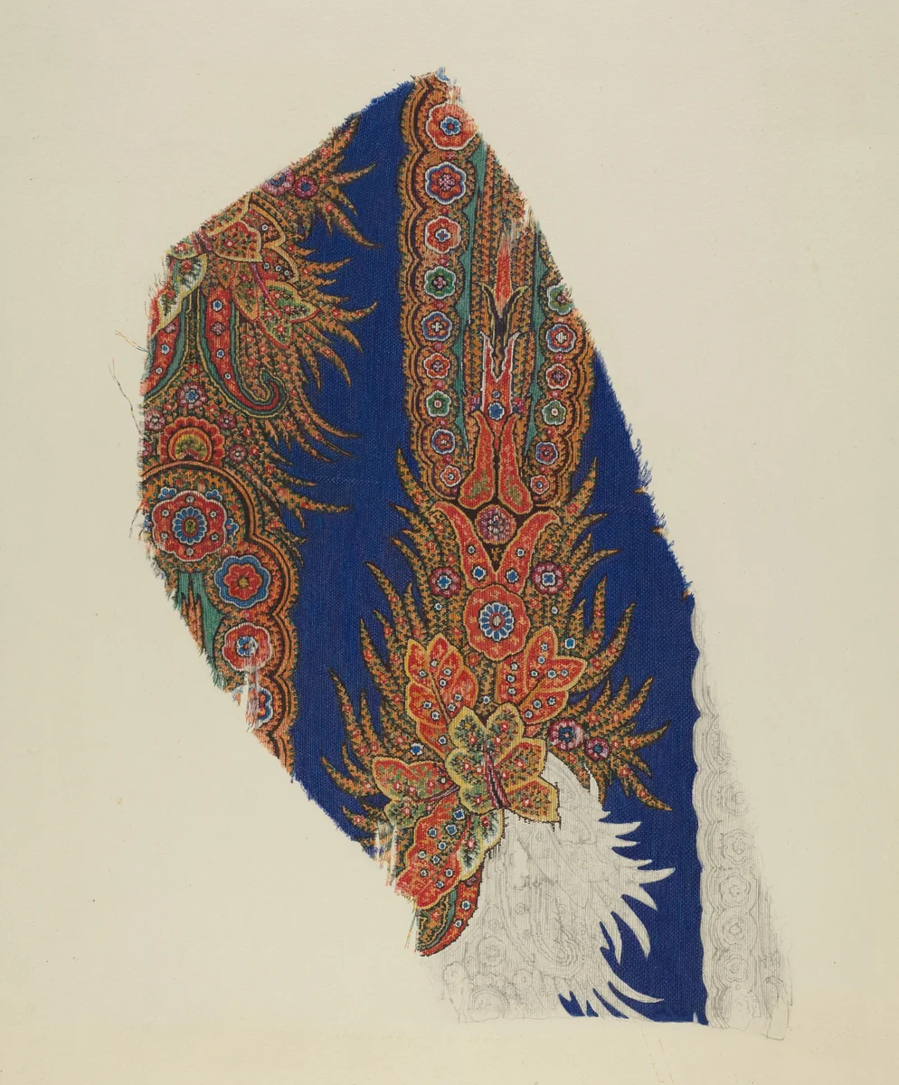 Printed Cotton by Alice Cosgrove, index of american design, 1935-1942