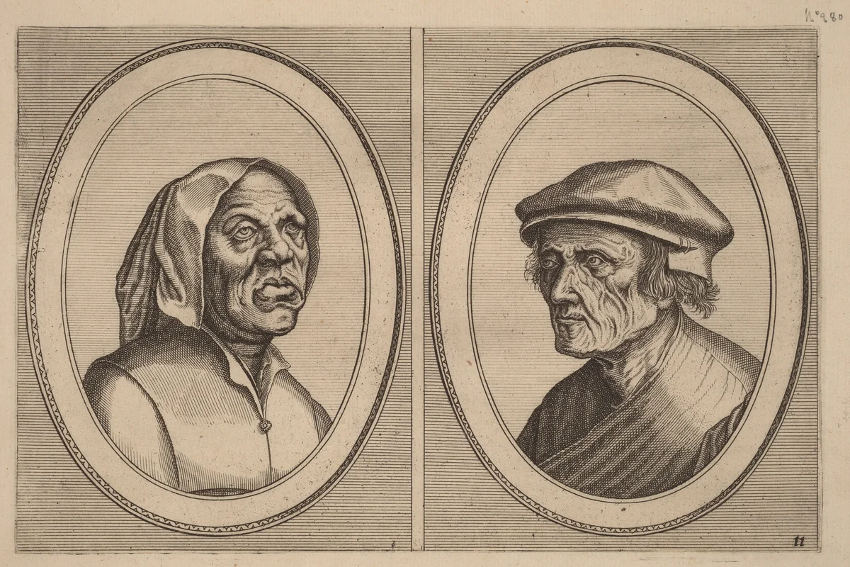 "Baef Schol-becx" and "Spruyt Vroegh-bedorven" by Johannes van Doetechum
Lucas van Doetechum
Pieter Bruegel
Claes Jansz Visscher, print, 1564-1565