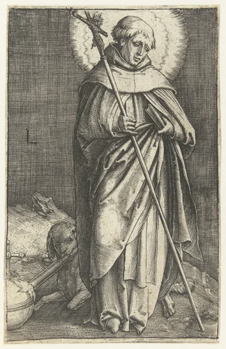 De heilige Dominicus by Unknown, print, 1512-1516