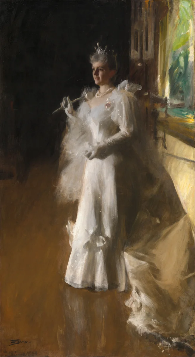 Mrs. Potter Palmer by Anders Leonard Zorn, painting, 1893