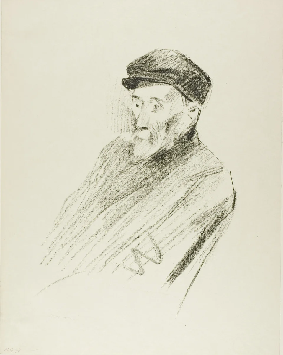 Portrait of Renoir, Third Plate by Jean-Louis Forain, print, 1905