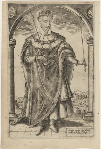 Henry III of France by William Rogers, print, 1602