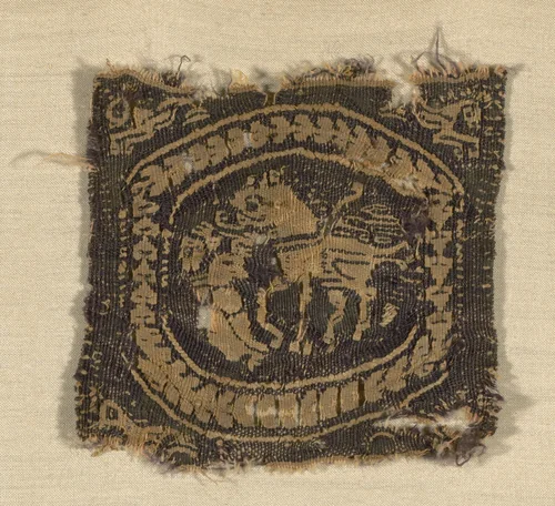 Square Panel by Coptic Egypt, textile, 301-500