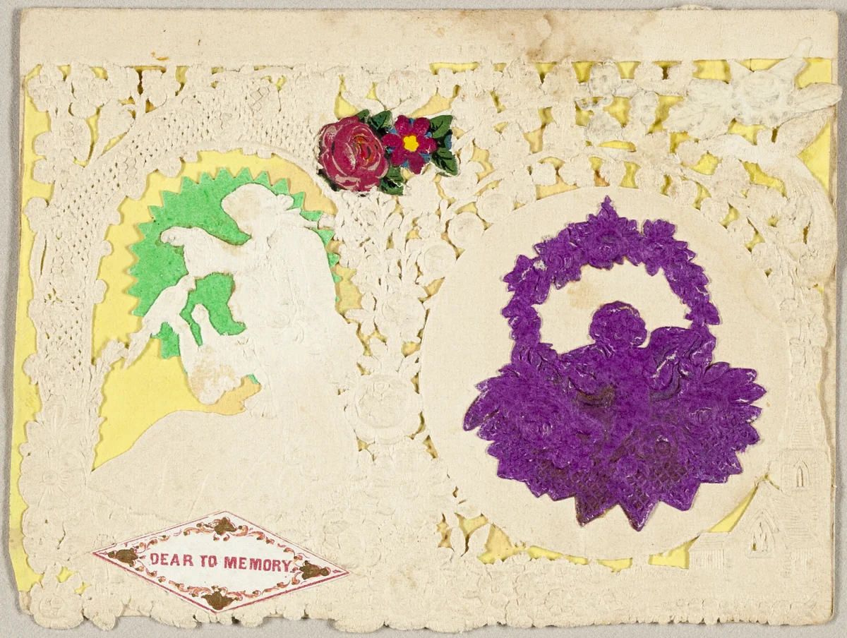 Dear to Memory (valentine) by C. Lang, other, 1850-1859