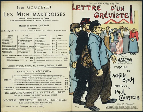Letter from a Striker (Lettre d'un Gréviste) by Théophile-Alexandre Steinlen, print, 1893