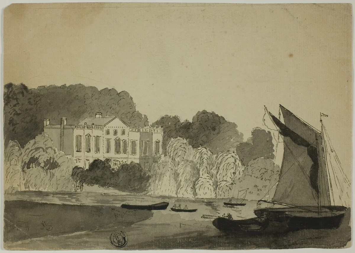 Osborne House, Isle of Wight by Unknown Artist, drawing, 1800-1899