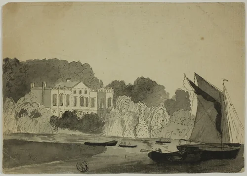 Osborne House, Isle of Wight by Unknown Artist, drawing, 1800-1899