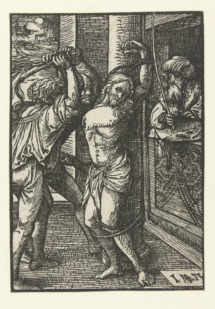 Geseling van Christus by Unknown, print, 1520-1521