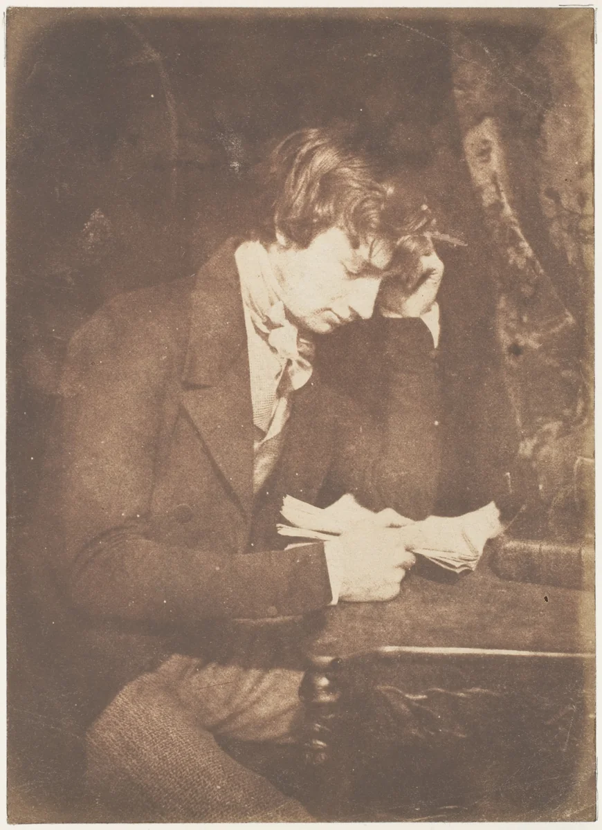 [George Gordon (?)] by Hill and Adamson, photograph, 1843-1847