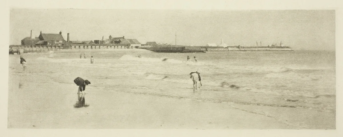On Gorleston Sands by Peter Henry Emerson, photograph, 1887