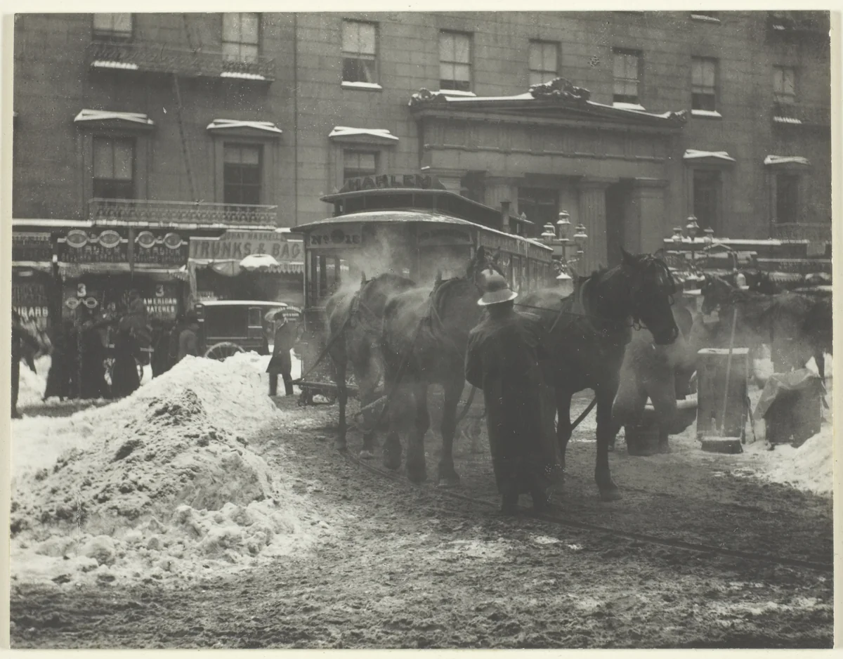 The Terminal by Alfred Stieglitz, photograph, 1893