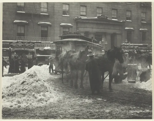 The Terminal by Alfred Stieglitz, photograph, 1893