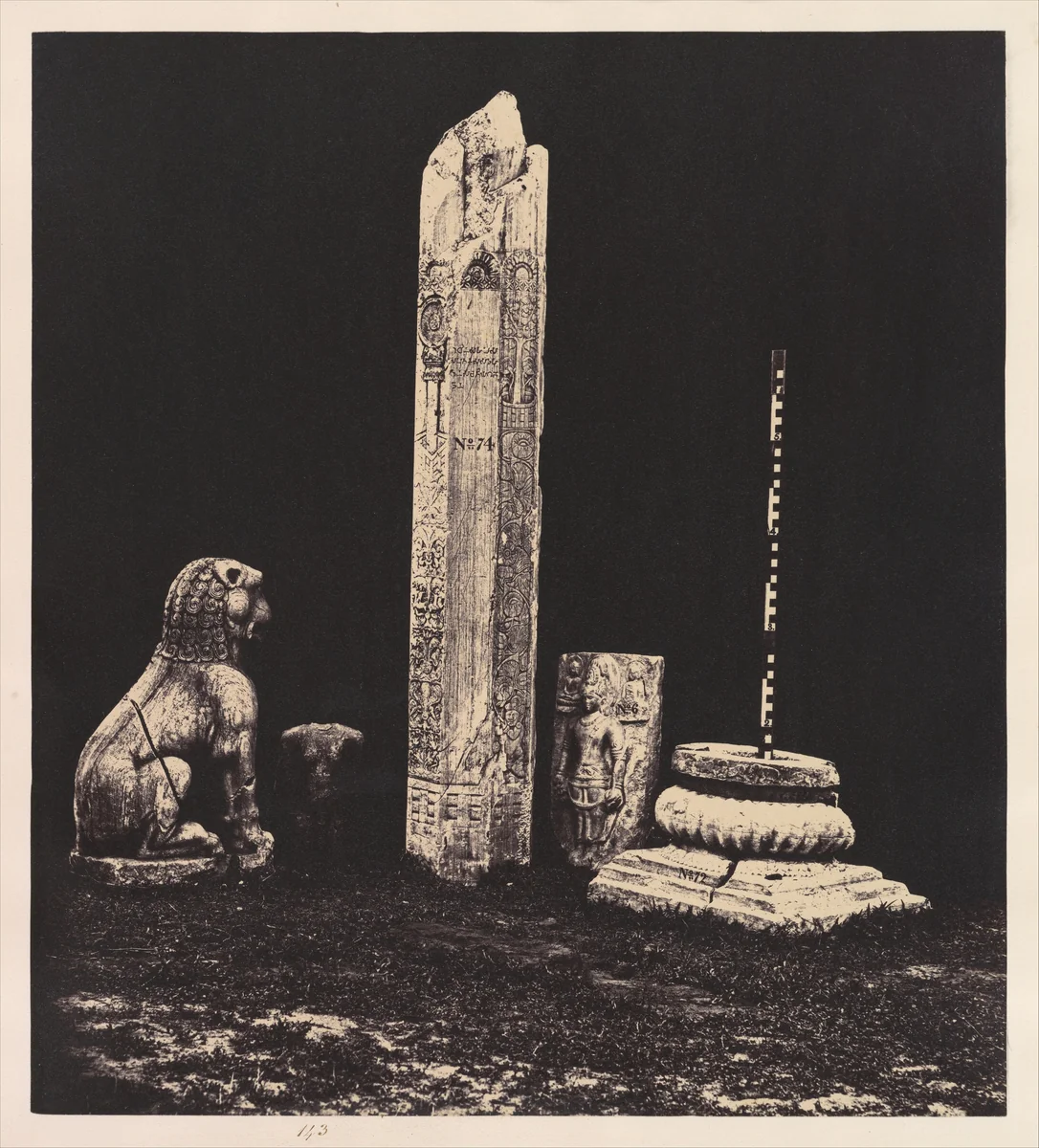 Central Museum Madras: Group 27 by Linnaeus Tripe, photograph, 1858