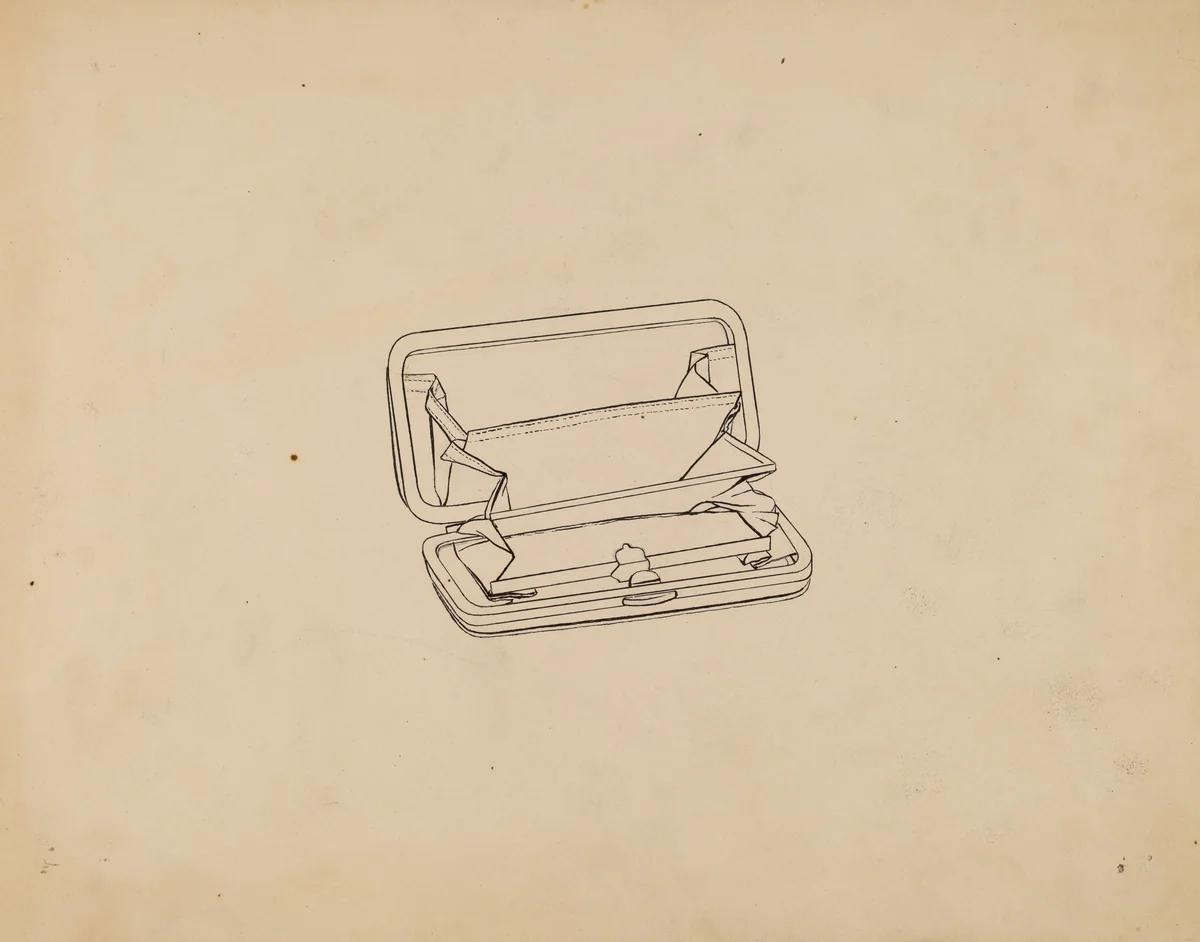 Card Case by Daniel Marshack, index of american design, 1935-1942