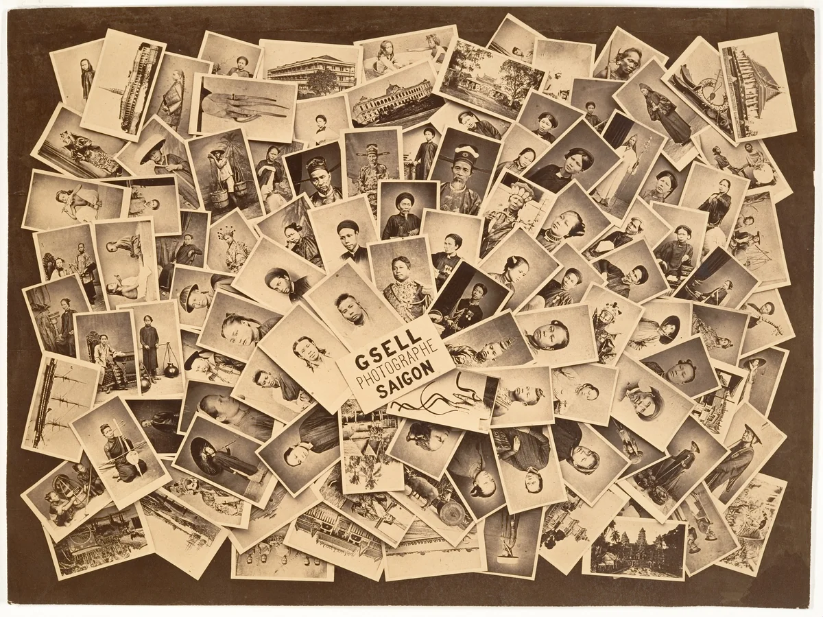 [Photographic Advertisement] by Emile Gsell, photograph, 1860-1869