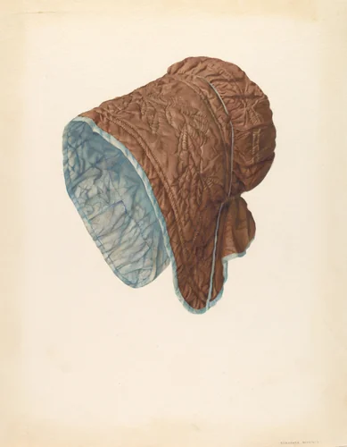 Child's Bonnet by Dorothea Mierisch, index of american design, 1938