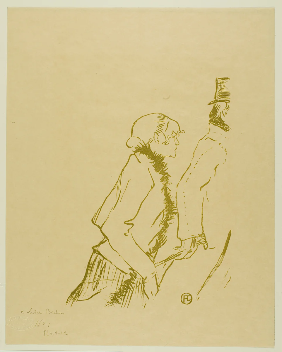 Poor Street-Walker! by Henri de Toulouse-Lautrec, print, 1893