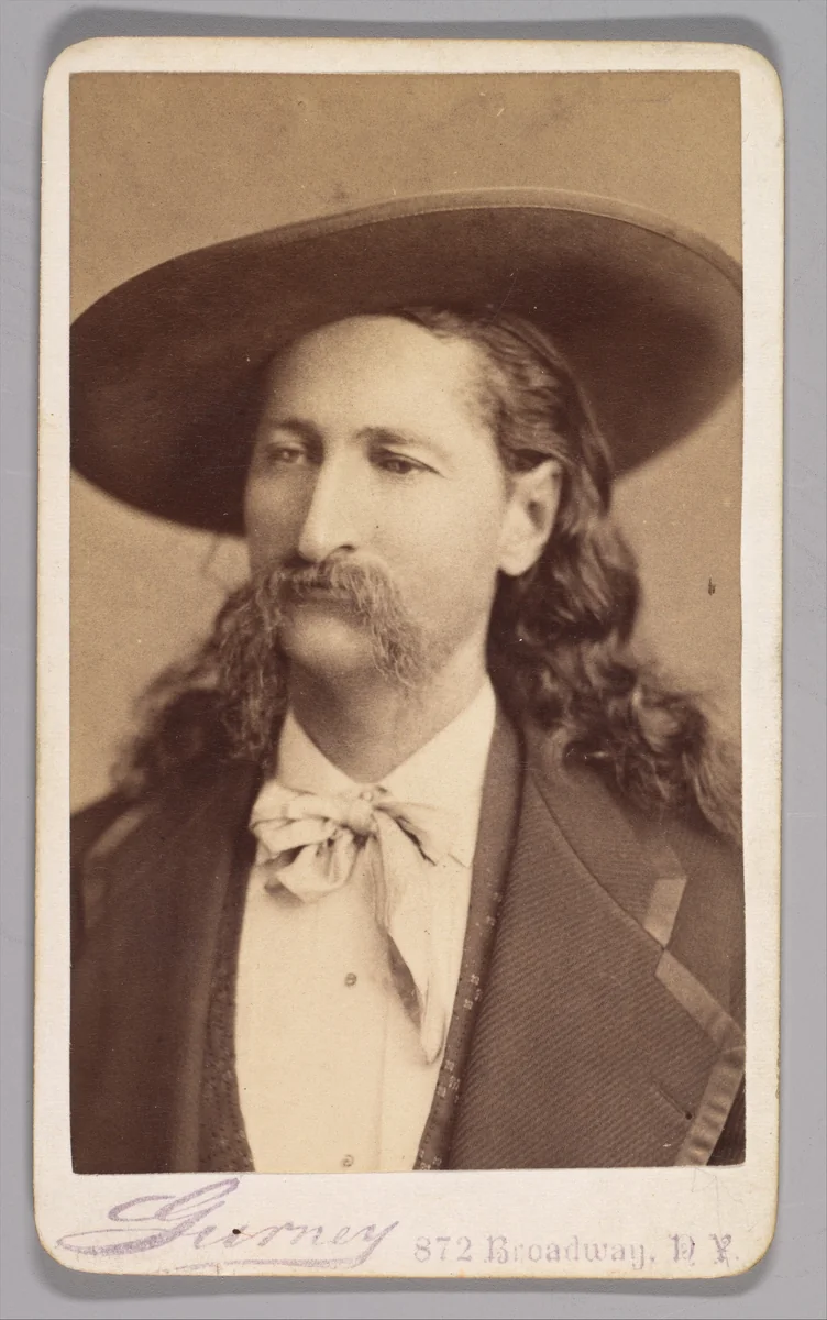 James B. "Wild Bill" Hickock by Jeremiah Gurney, photograph, 1871-1875