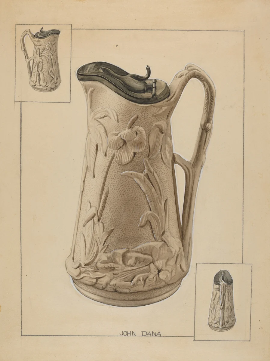 Syrup Jug by John Dana, index of american design, 1936