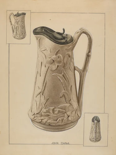 Syrup Jug by John Dana, index of american design, 1936