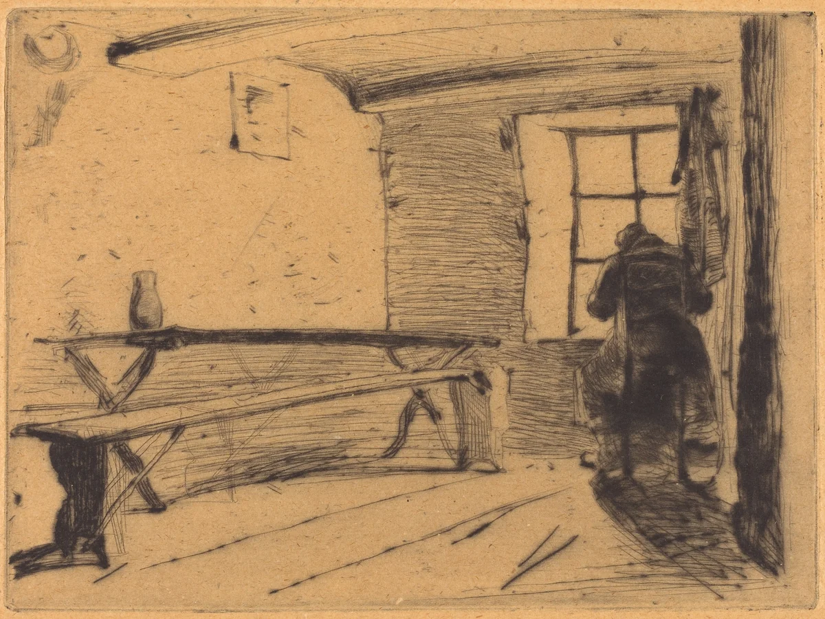 The Miser by James McNeill Whistler, print, 1861